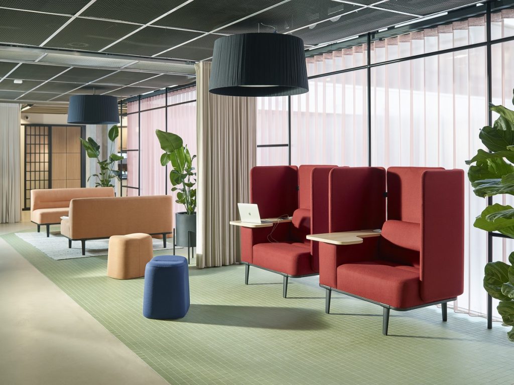 Comfy office space seating