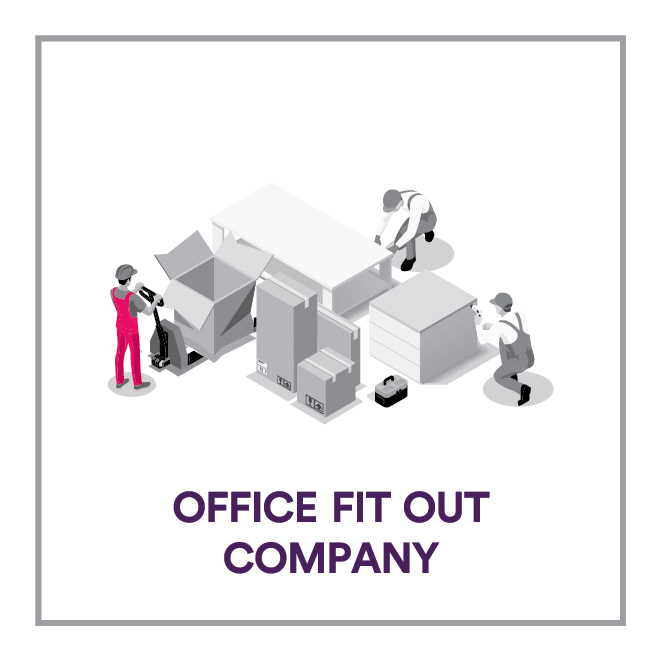 Office fit out company icon